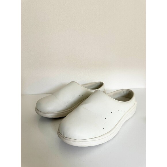 Moonstar 810s ET004 CAF 3E Synthetic Leather Shoes Slip On Off White Women's 8 - Picture 3 of 12